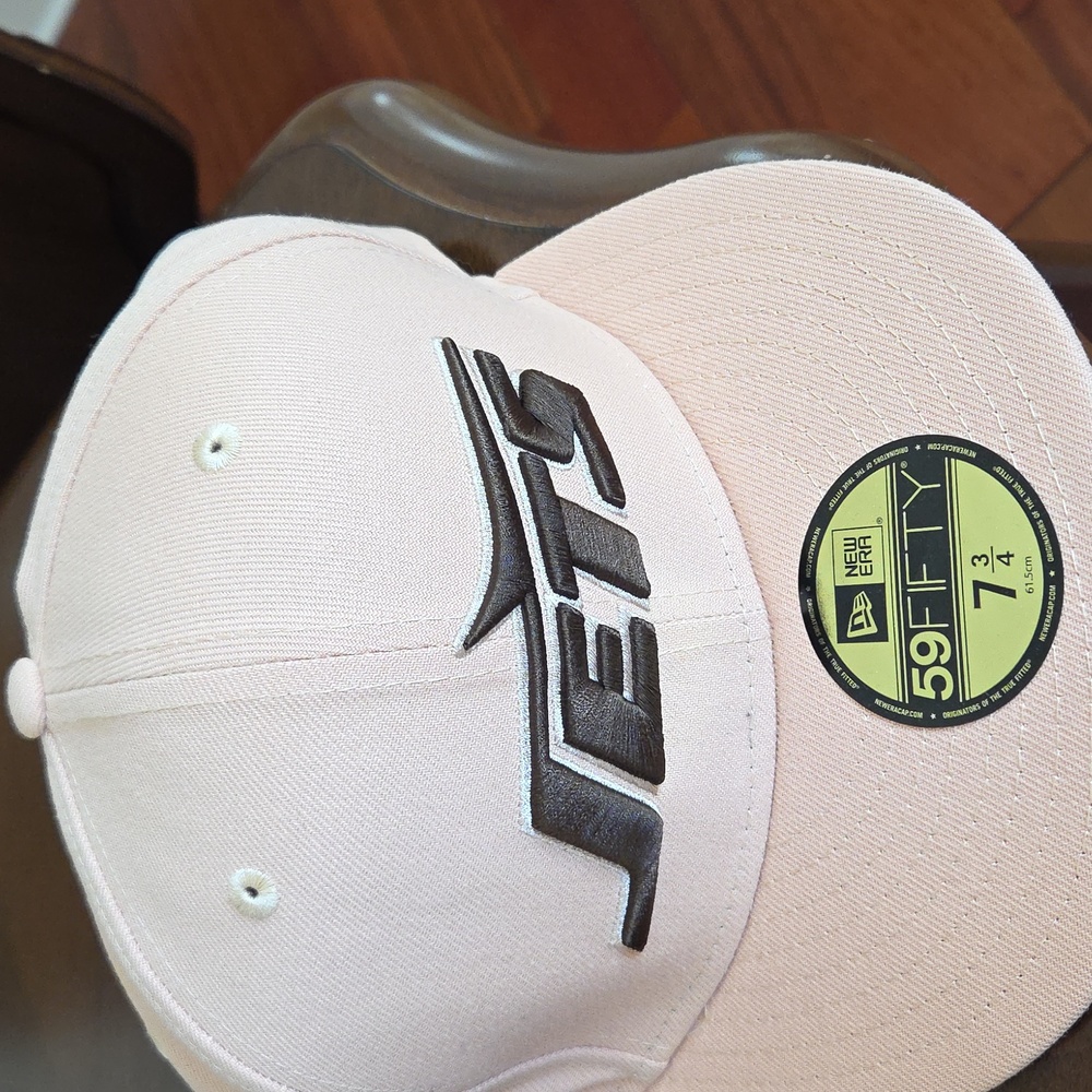 New Era Light NY Jets Fitted Cap